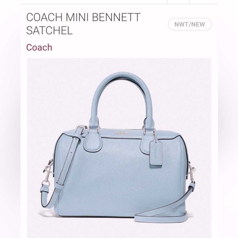 Coach Mini Bennett Satchel